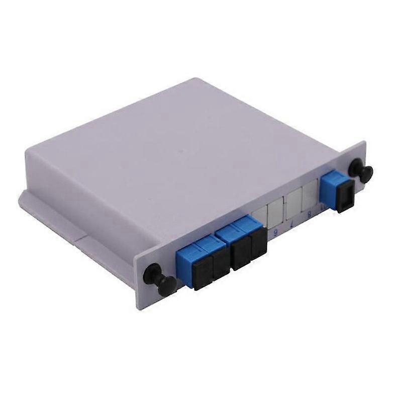 5Pcs/packet Upc Fiber Box Ftth Plc Splitter Box With Sc 1x4 Planar Waveguide Type Optical Splitter