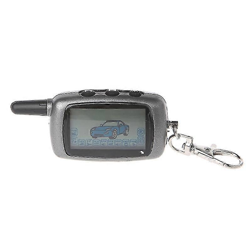 Lcd Remote Controller Keychain 2-way Car Alarm For Starline A6 Keychain Alarm