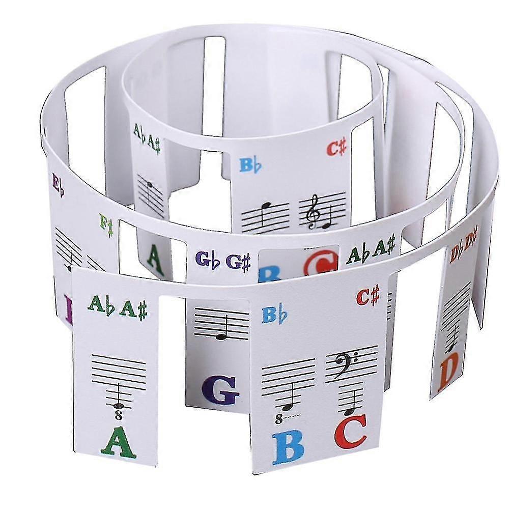 Piano Stickers /electric Piano 61 Keys Stave Notat Strip Label For Beginners