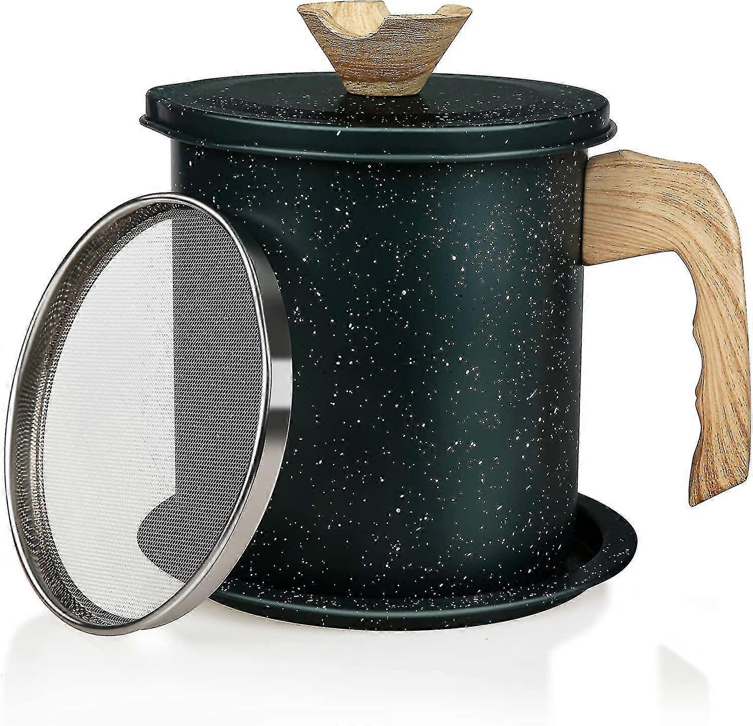 Cooking Oil Container 1.4 L / 6 Cup Grease Filter Can