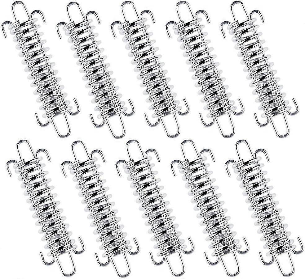 10 Pieces Tension Spring Coil Springs For Camping Tent Awning Awning Mounting Accessories Rust-free Tension Spring For Safe Installation