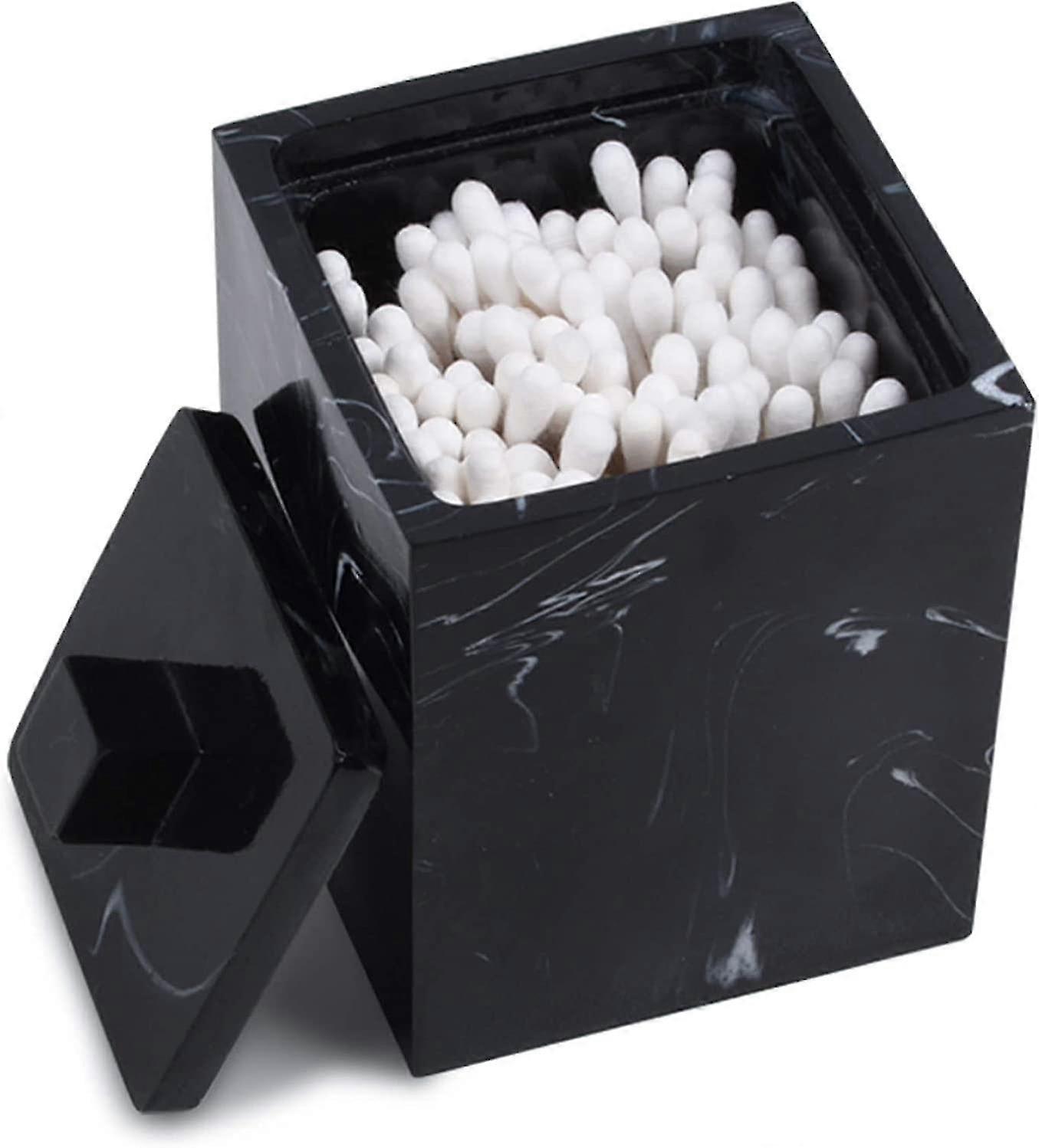 Square Qtips Holder Bathroom Storage Organize