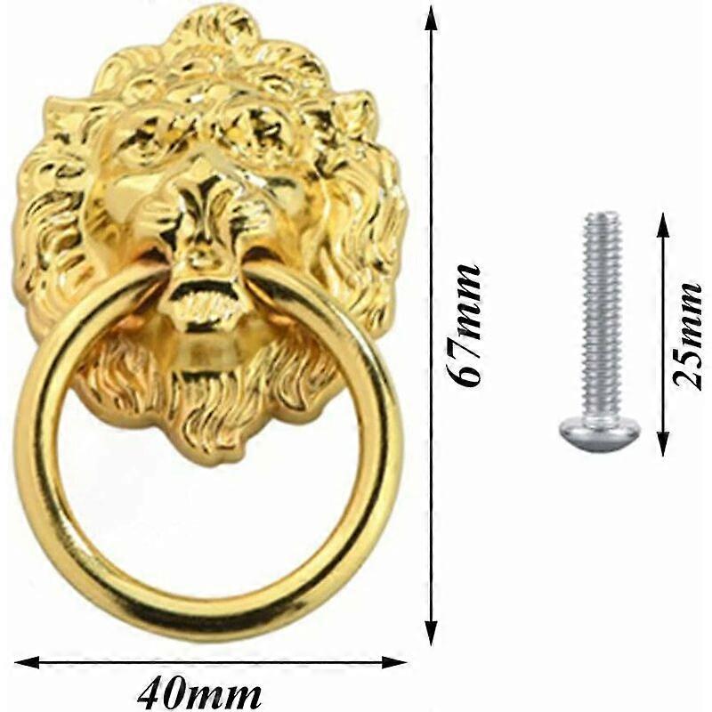 Lion Drawer Pulls 8 Pieces Antique Cabinet Knobs Lion Head Drawer