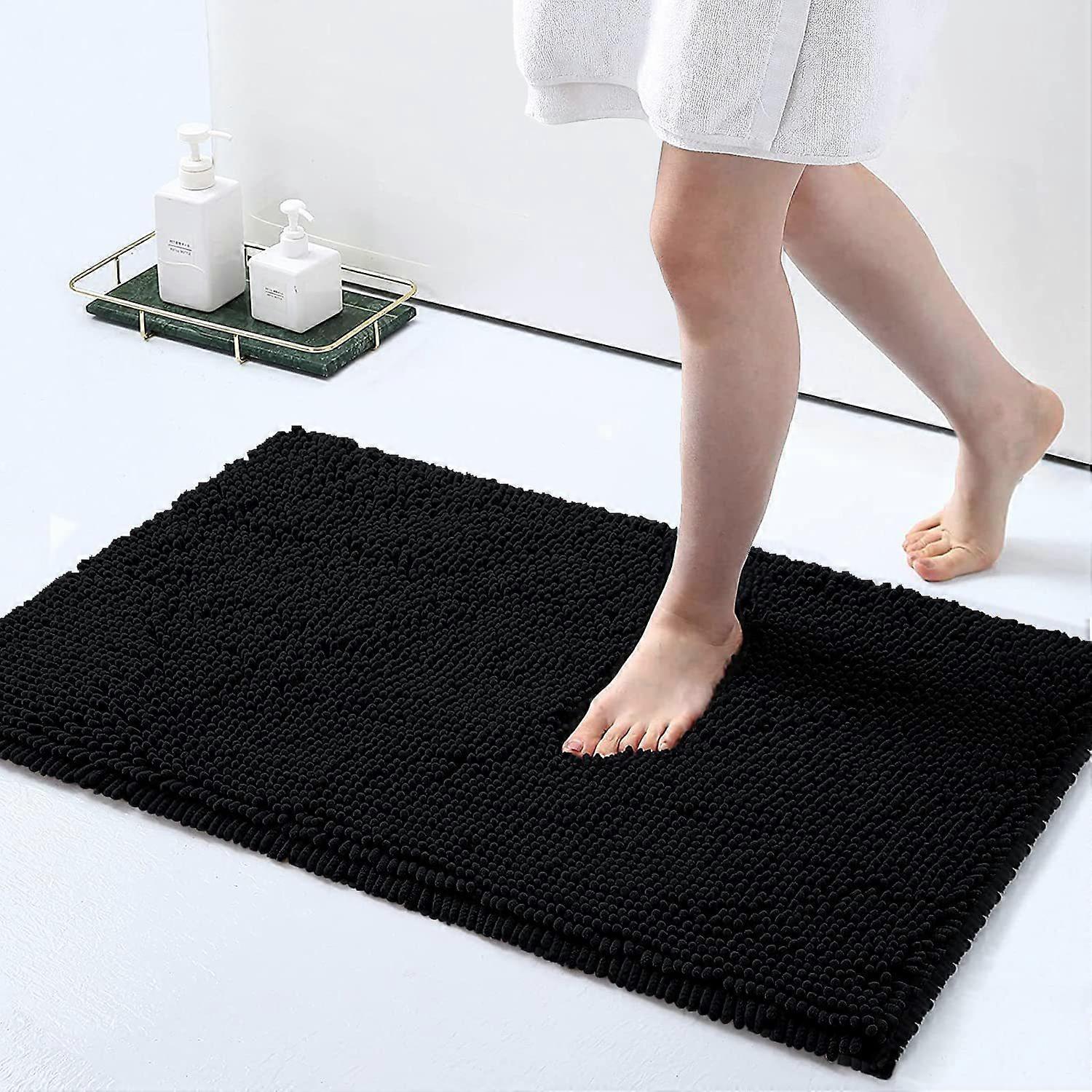 1pc Chenille Bath Rug, Extra Soft and Absorben