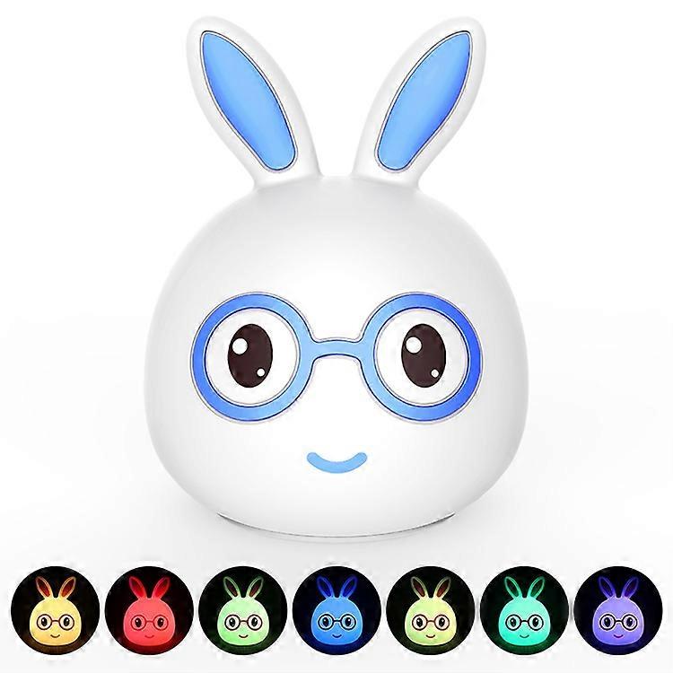 Smiling Rabbit LED Night Light, USB Charging Version