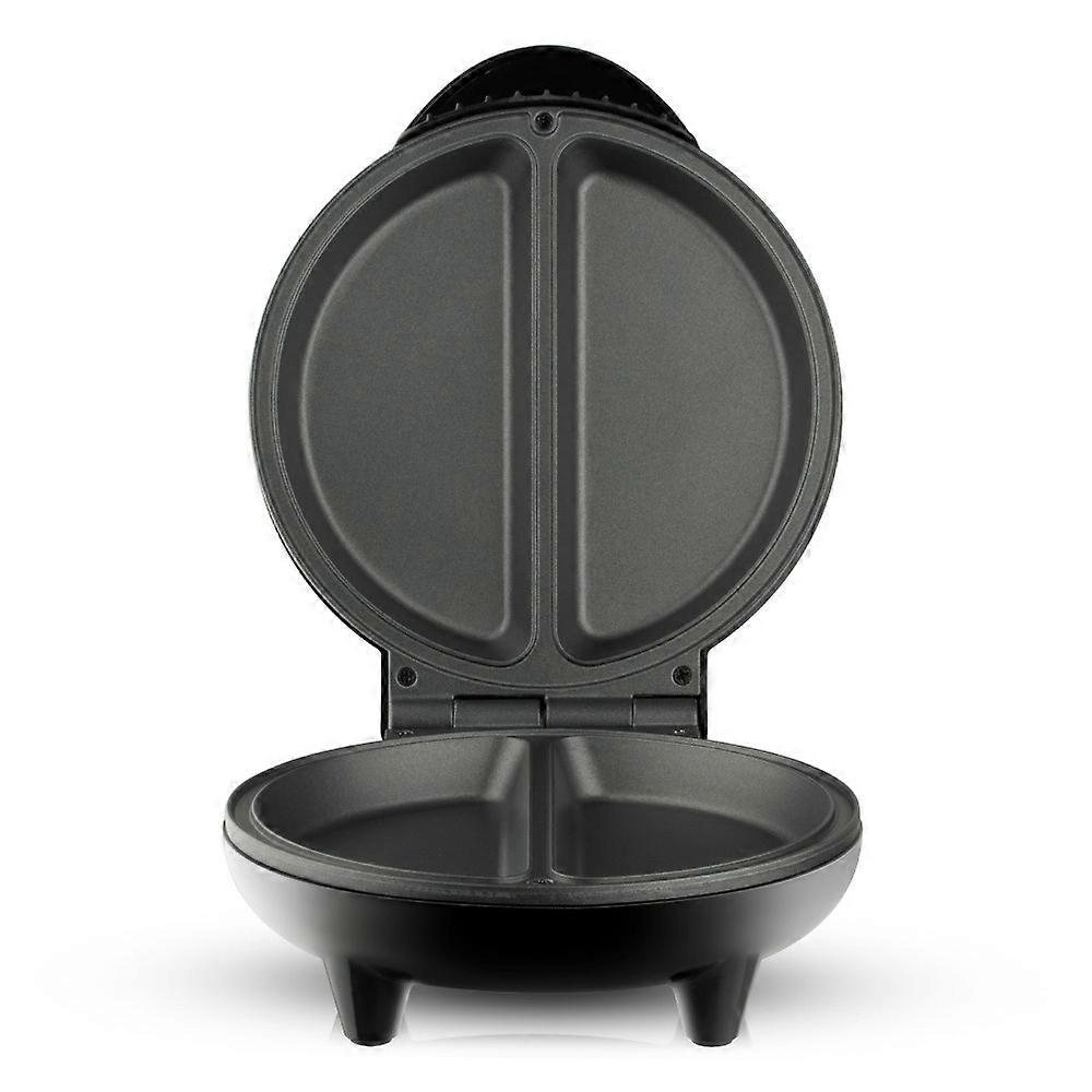 Non-stick Electric Omelet and Pancake Maker, Sandwich Pizza & Snack Maker (Silver Black)