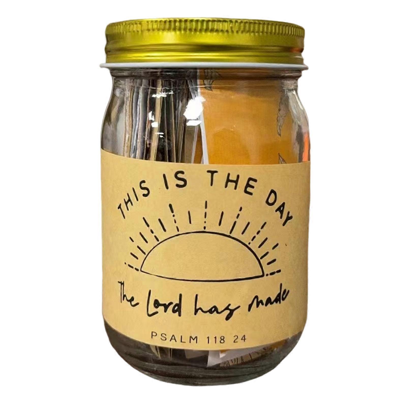 Bible Verses Glass Jar Encouraging Scripture Cards Christian Bible Gifts for Emotional Support And Prayer Requests