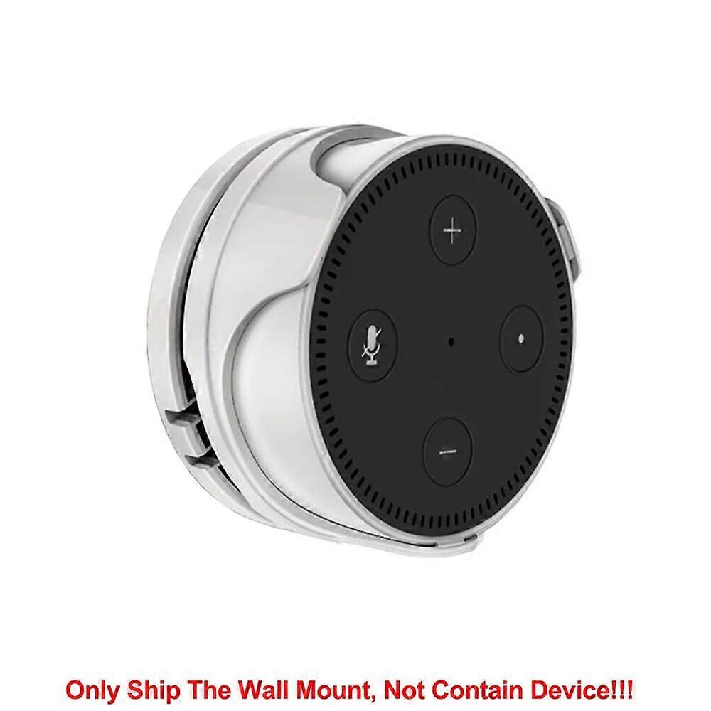 Support de montage mural de sortie pour Echo Dot 2e génération de gestion des câbles Support de coussin de gel pour assistant vocal de haut-parleurs de maison intelligente