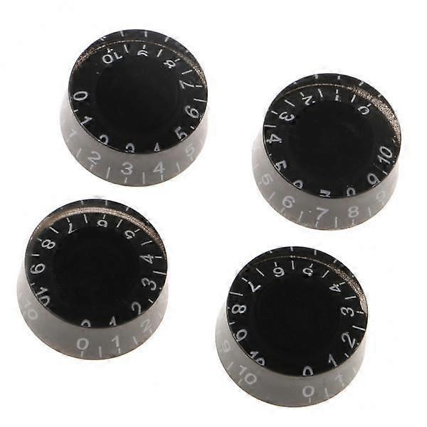 10x4pcs Black Speed Volume Tone Control Knobs for LP Les Paul Electric Gutar