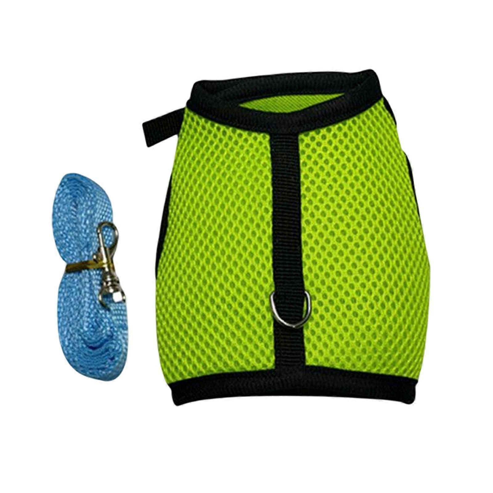 Cute Rabbit Harness with Leash Soft Collar for Kitten Rabbit Small Animals