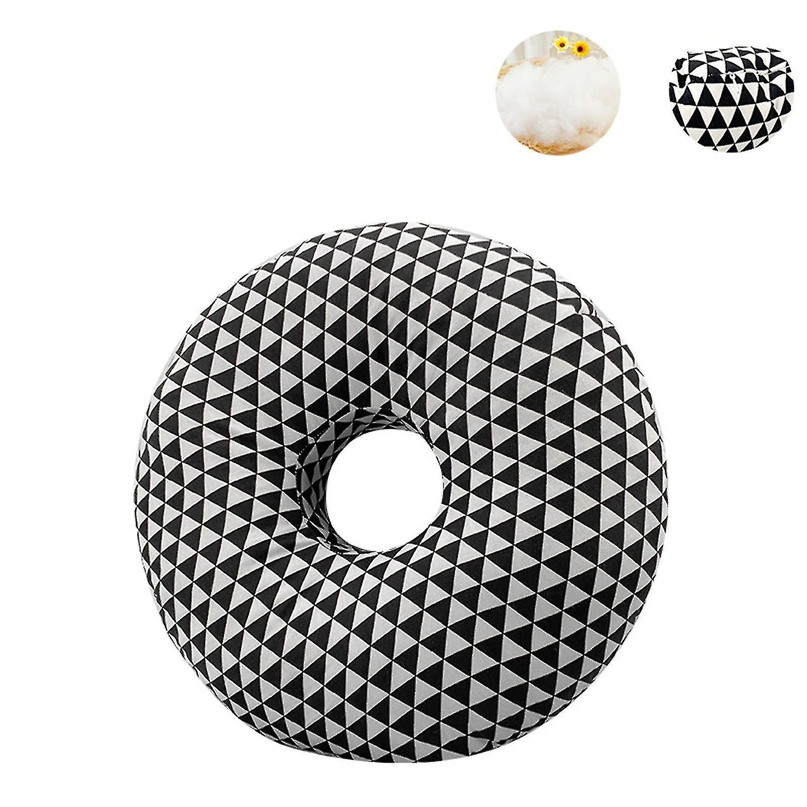 Ear Piercing Pillow, Donut Side Sleeping Pillow with Ear Hole for CNH, Ear Pain & Inflammation