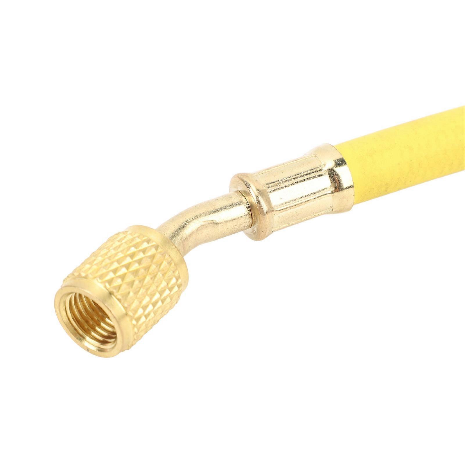 R410A Adapter Kit with Valve Core Remover 5/16 to 1/4in HVAC Refrigerant Hose Adapter for R410A Mini Split Air Conditioner