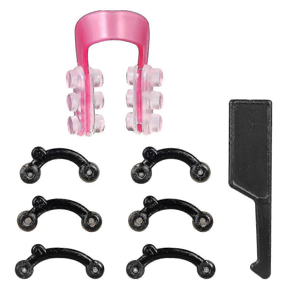 Nose Up Lifting Shaping Clip Clipper Shaper Beauty Tool Set Plasticpink