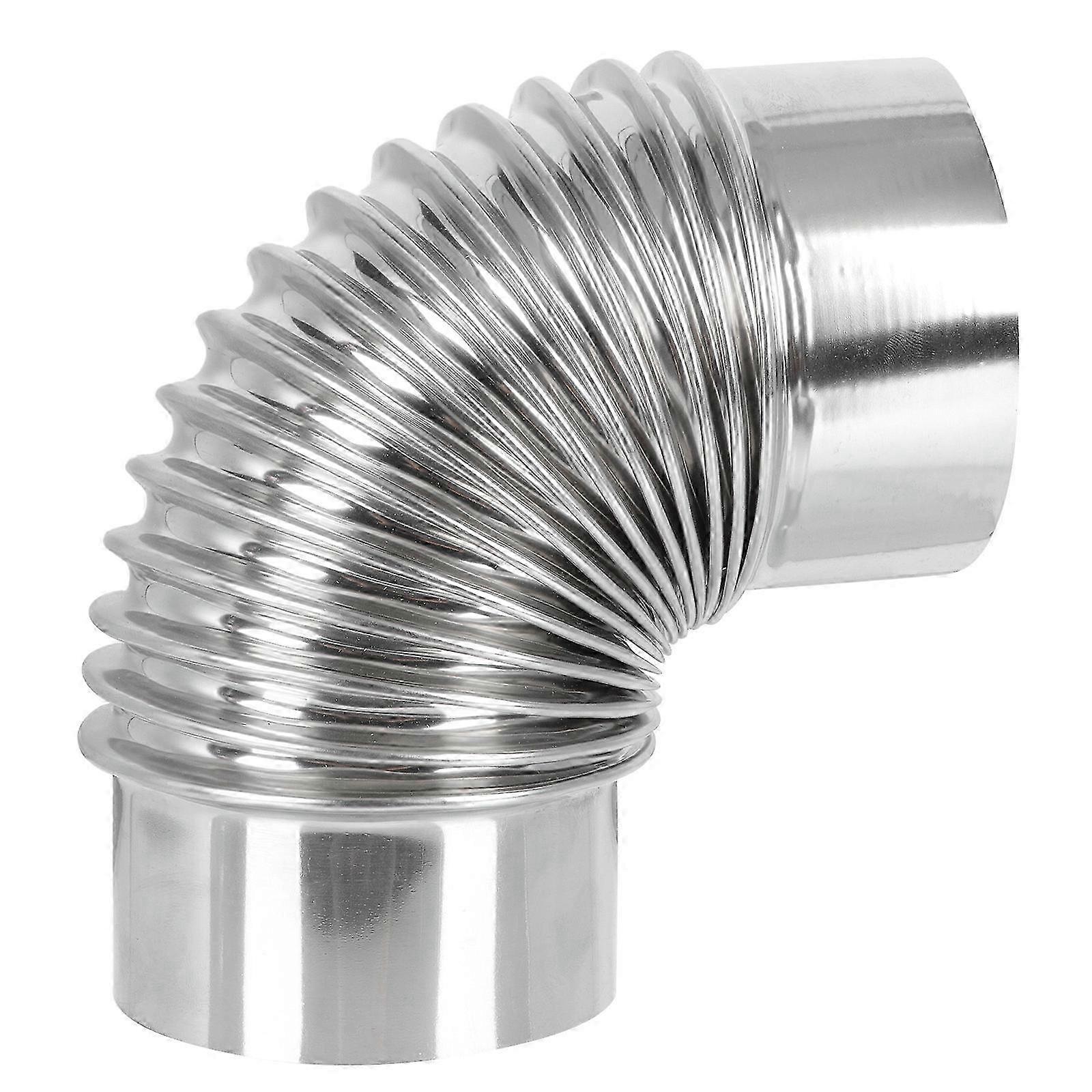 موقد الخشب مدخنة دخان الأنابيب الكوع الفولاذ المقاوم للصدأ التدفئة موقد المداخن العادم الأنابيب