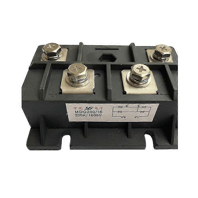 Mdq-200a Bridge Rectifier 200a 1600v Single Phase Full Wave Diode Module Switch Auxiliary Current Accessories-YH