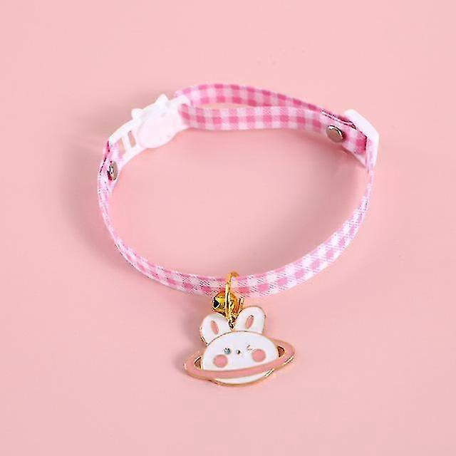 Cat Collar with Pendant, Safety Adjustable Cat Collars Set L Size