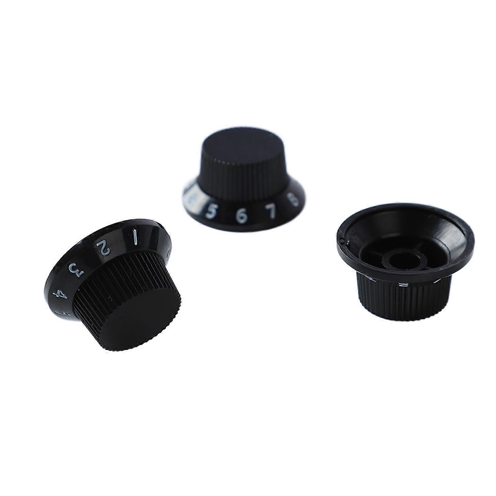 3PCS Potentiometer Rotary Knobs Tone Volume Control Knob Replacement for Electric Guitar Bass