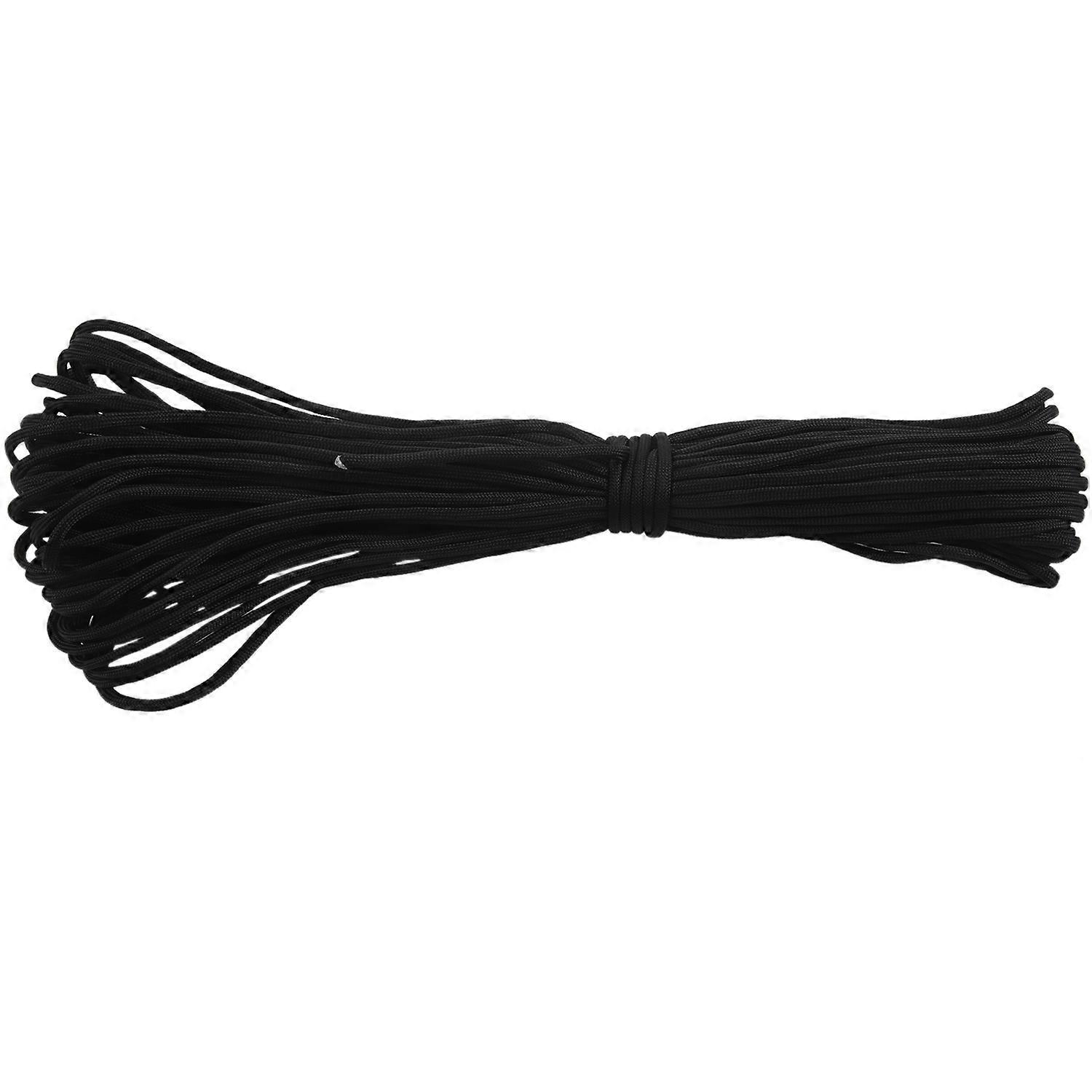 100 ft 550 Corde de parachute en corde de survie - Noir