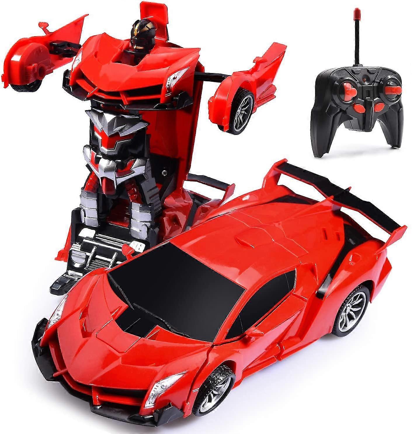 1:18 One Button Transform Rc Car For Kids