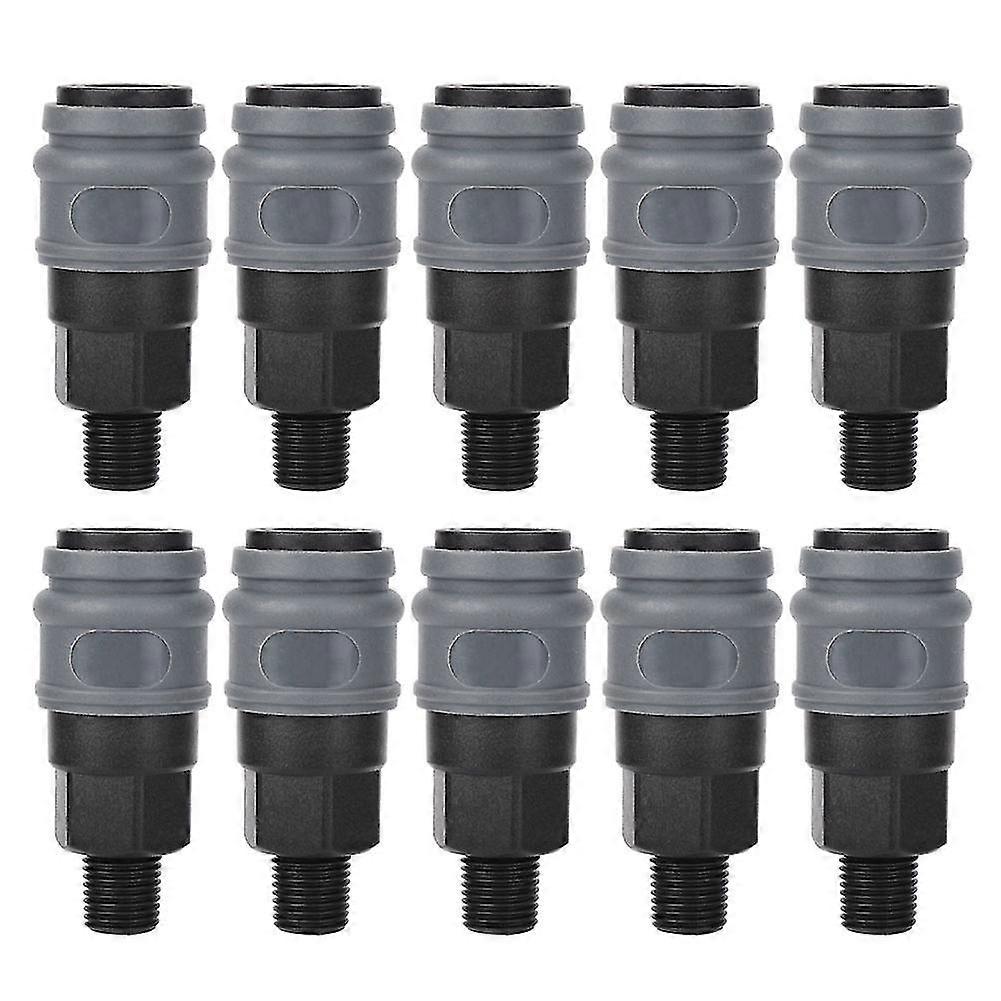 C Type Self Lock Joint Quick Connectors Plastic Steel Air Hose Connector Pneumatic Fittings G38
