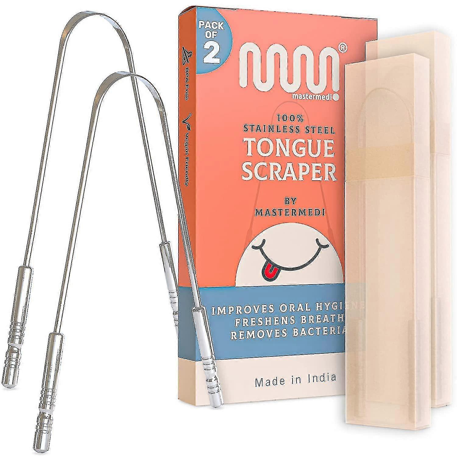 Tongue Scraper With Travel Case