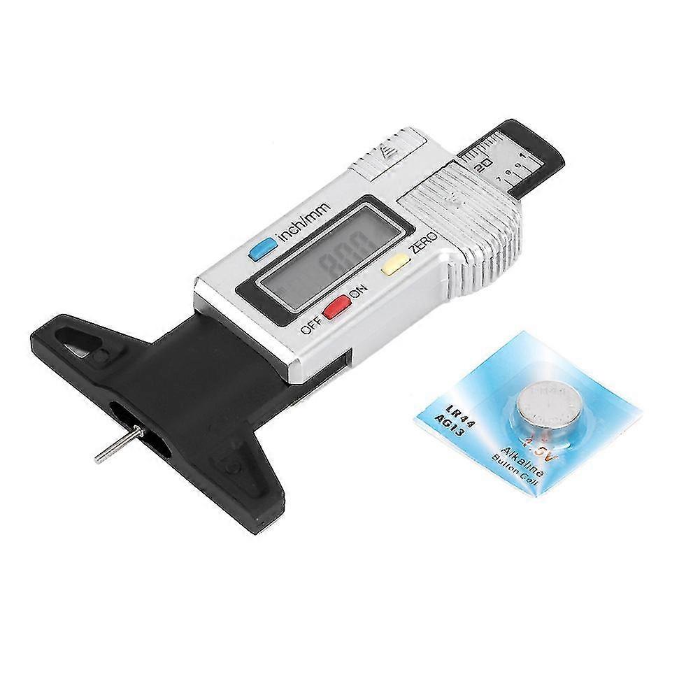 Car Tyre Thread Depth Gauge 0~25.4mm1in - Multiple Purpose Wheel Thread Depth Meter