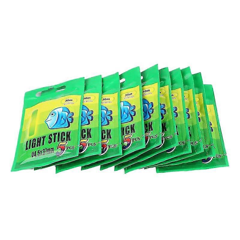 50pcs Fishing Float Fluorescent Lightstick Light Night Float Night Float Rod Lights Dark