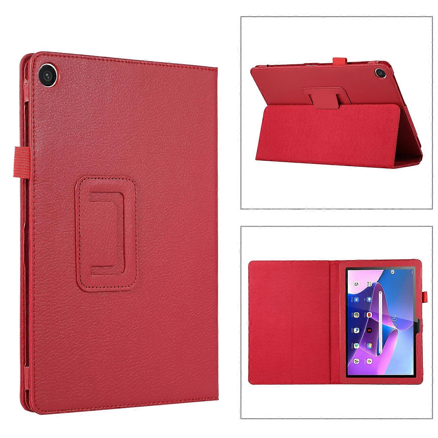 Litchi Texture Leather Tablet Case For Lenovo Tab M10 5G