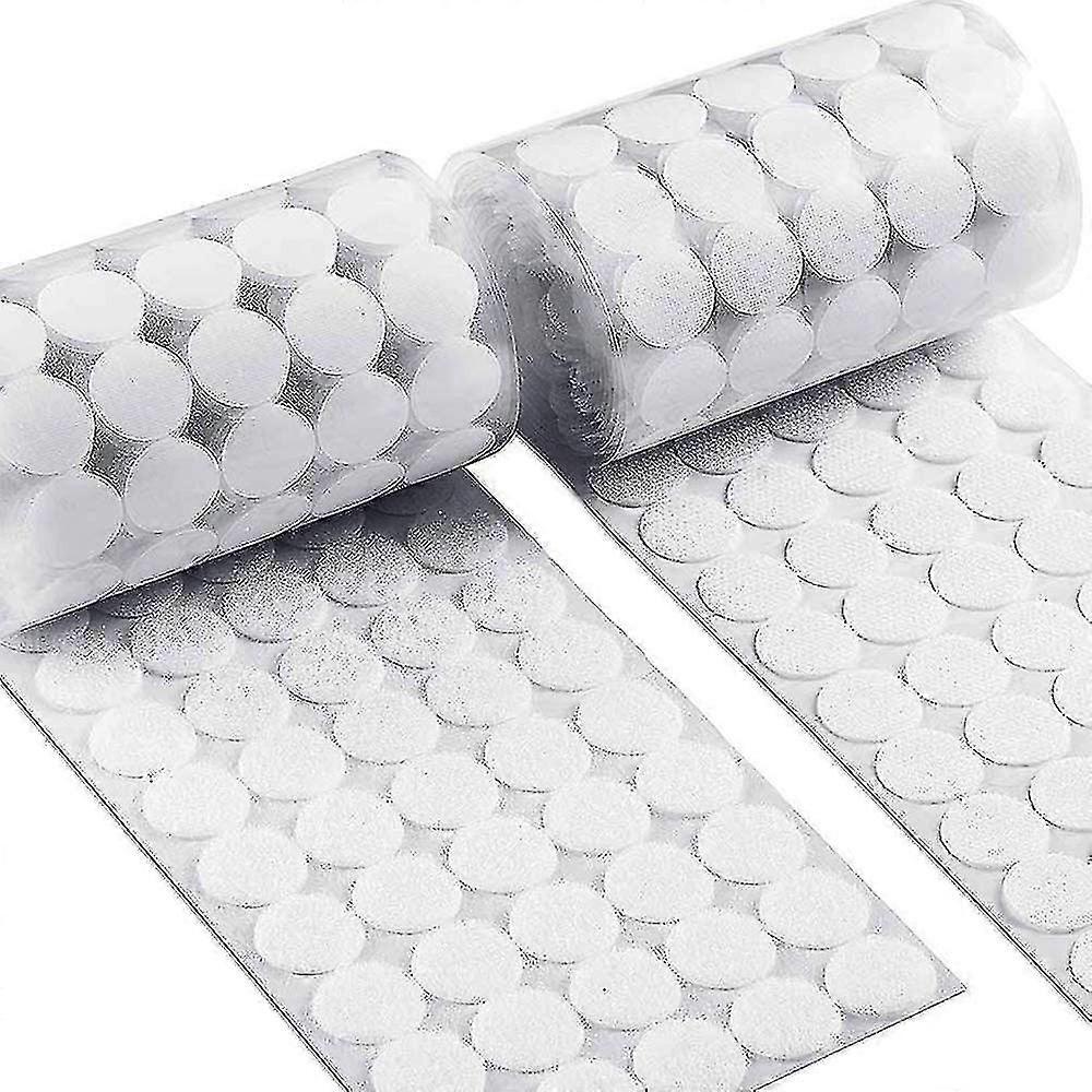 15mm Hook And Loop 100 Pairs Diameter Hook And Loop Self Adhesive Round