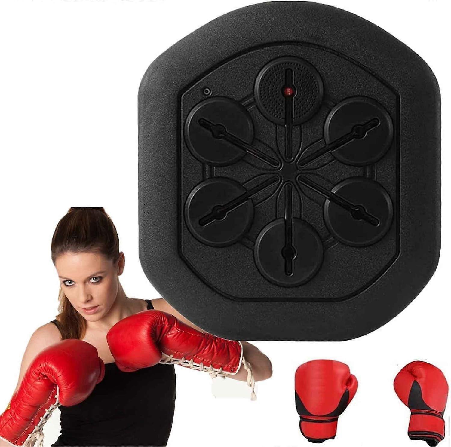 Elektronisk Boxing Wall Target, Boxing Reaction Target Boxing Machine, Musikk Boxing Target, Speed Hand Eye reaksjon og koordinering Smart Boxing