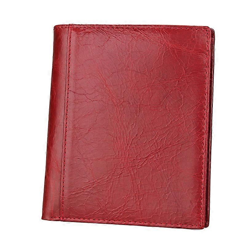 Passport Wallet Men Genuine Leather Travel Passport Cover Case Document Holder