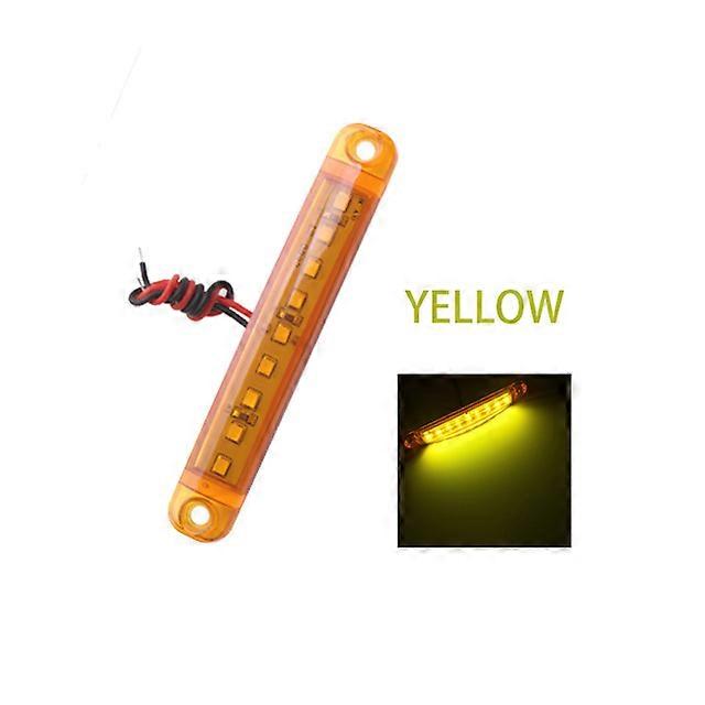10PCS 24V Indicators LED Side Marker Lights Warning Tail Light Car External Trailer Truck Lorry Clearance Turn Signal Lamp