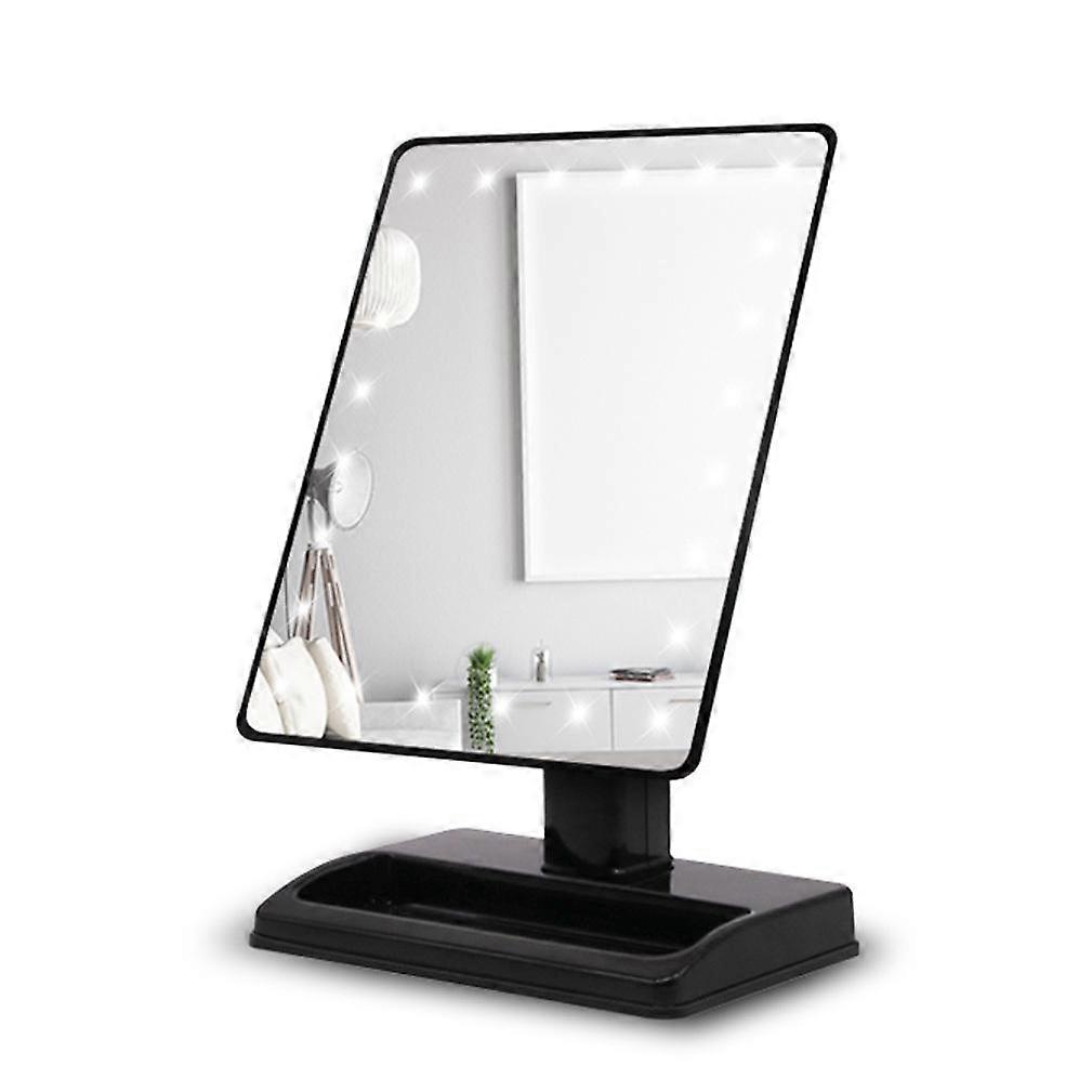 Vanity Mirror Lights 10x Magnification Makeup Mirror with LED Light Dimmable USB Chargeable Table Mirror Lamp