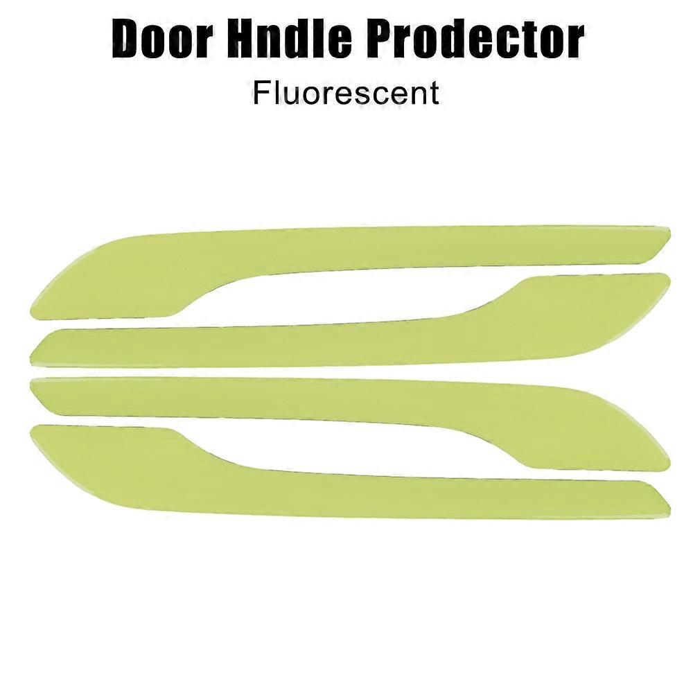 Car Interior Luminous Handle Kit For Tesla Model 3 Model Y 2022 Door Handle Cover Protector Sticker Car Sticker Auto Styling AccessorieMotor Vehicle F