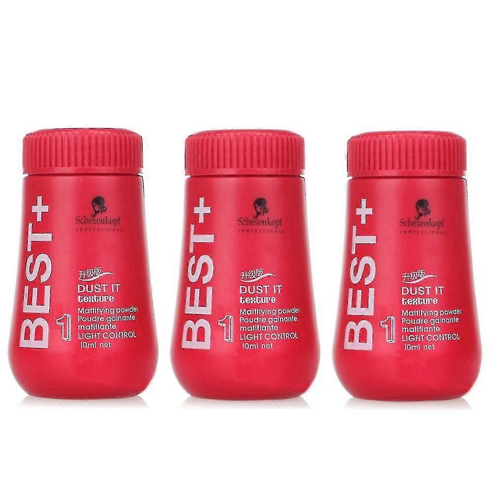 3pcs אבקת שיער רכה להגדיל את נפח השיער מאט לסיים עיצוב כלי