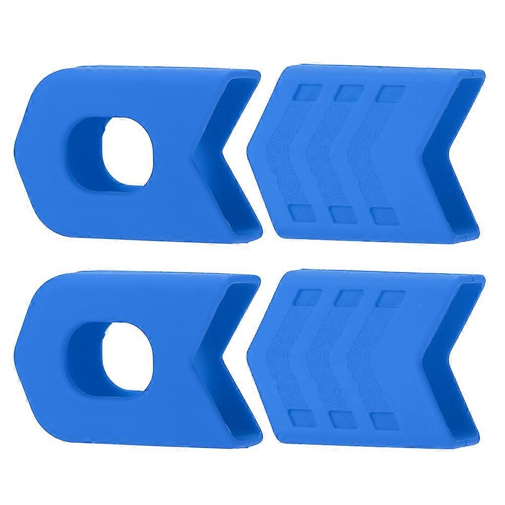 4 قطع كرنك الأكمام الواقية دراجة كرنك حامي MTB الطريق دراجة ركوب الدراجات كرنك غطاء الأكمام الواقية