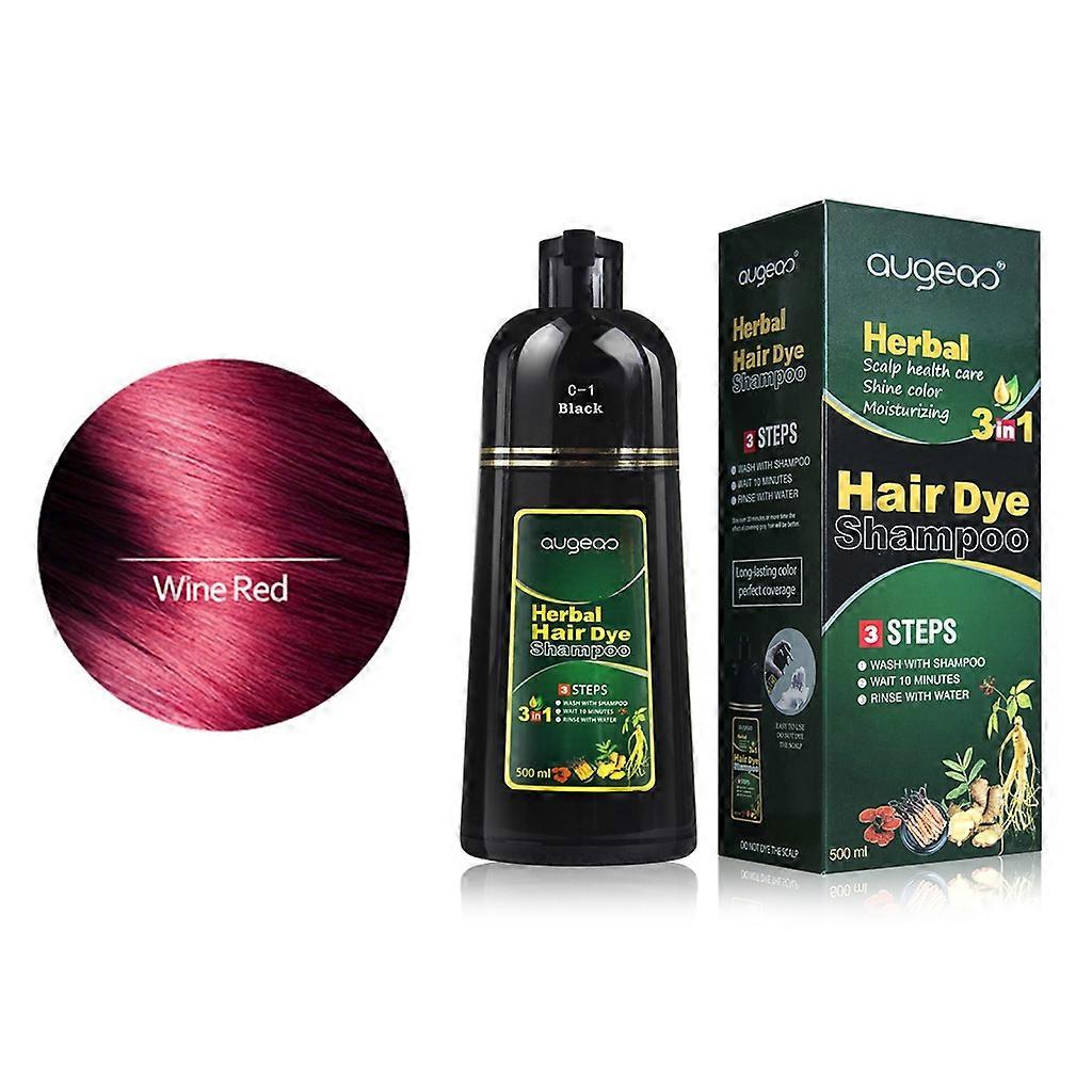 Schwarzes Haarfärbeshampoo Schnell wirkend für graues Haar Färben Sie Ihr Haar schwarz zu Hause