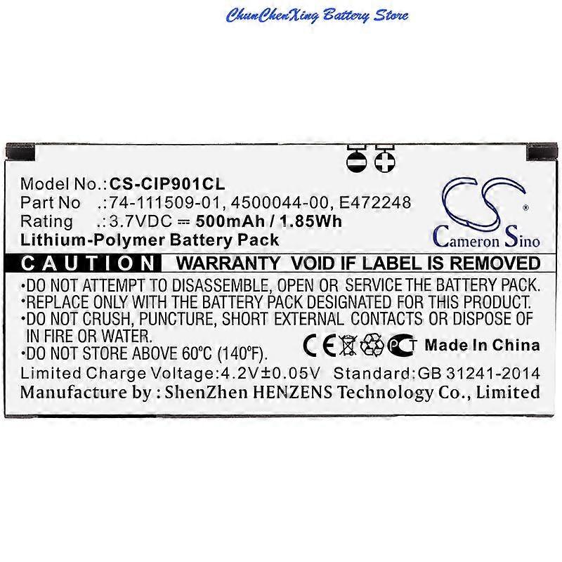 Cameron Sino 500mA Battery for Cisco CCP-MIC-WRLS-S-US,CP-MIC-WRLS, 8831 Speaker base, 8831 Daisy Chain Kit