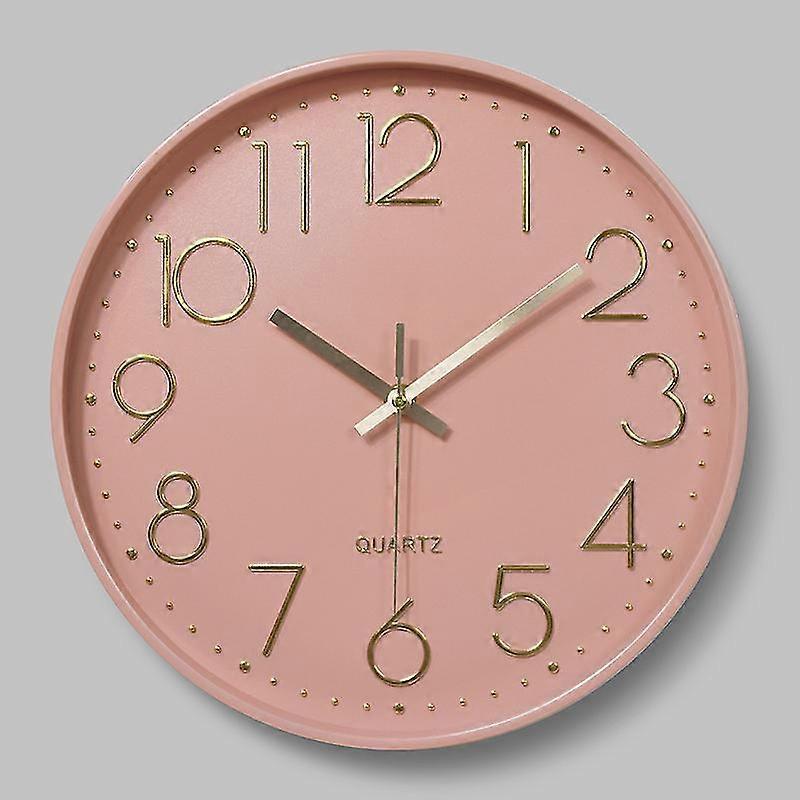 Wall Clock 12-inch Silent Non-ticking Wall Clock
