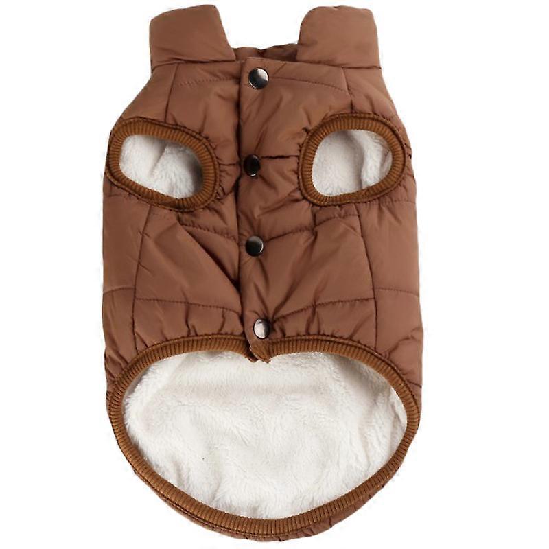Pet Dog Fleece Vest Warmer Clothes Jacket Puppy Padded Coat
