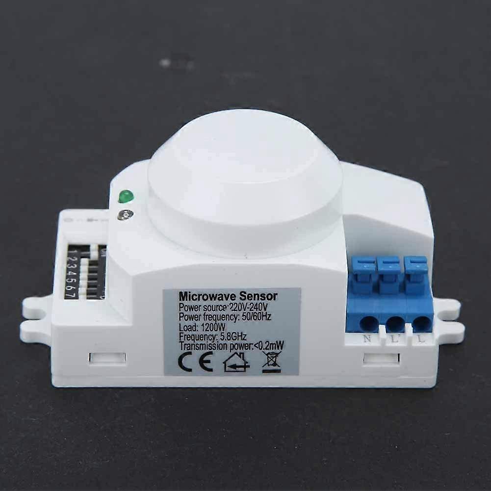 360 Degree Microwave Sensor Switch,Based Intelligent Motion Detector Radar Light Switch (220V-240V)