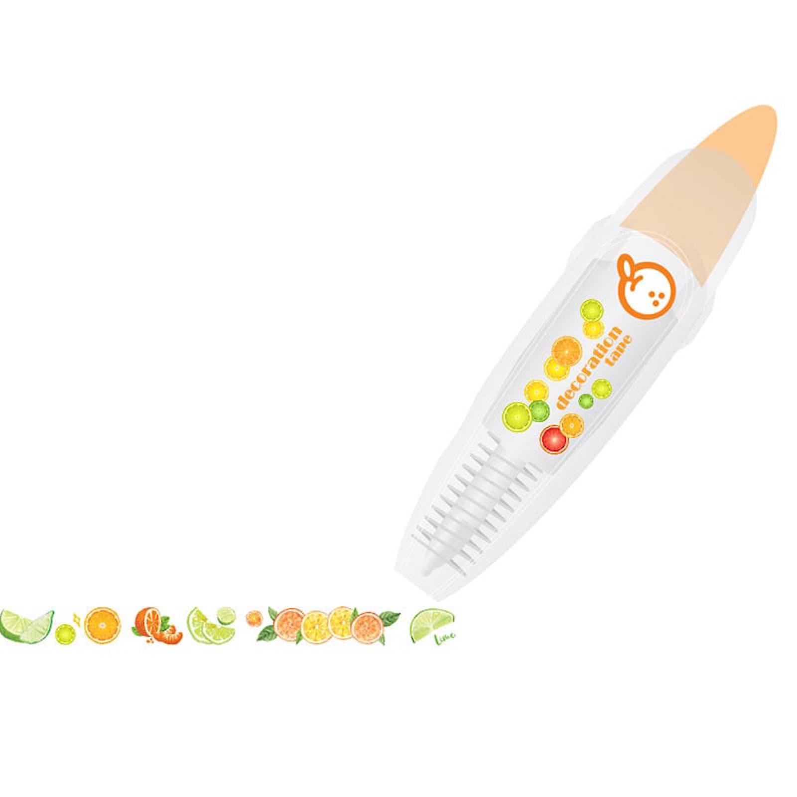 DIY Cute Animals Press Type Decorative Pen with Various Cute Patterns