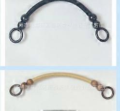 4 قطع خشبية مطرز حقيبة مقابض المنسوجة النايلون حبل محفظة الأشرطة استبدال لصنع الحقيبة