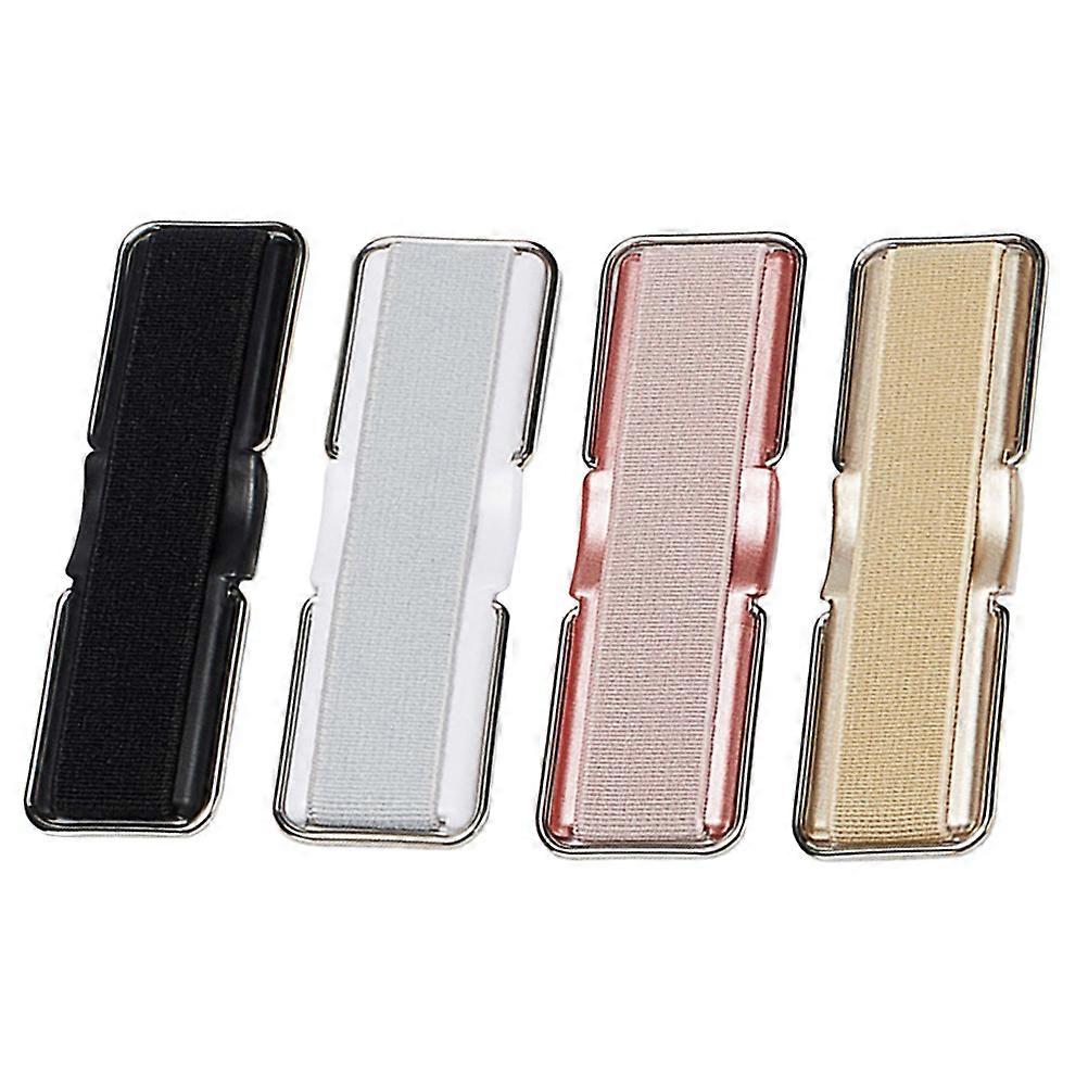 4pcs Strap Non-slip Phone Racks Phone Brackets Phone Grip Strap (Random Color)