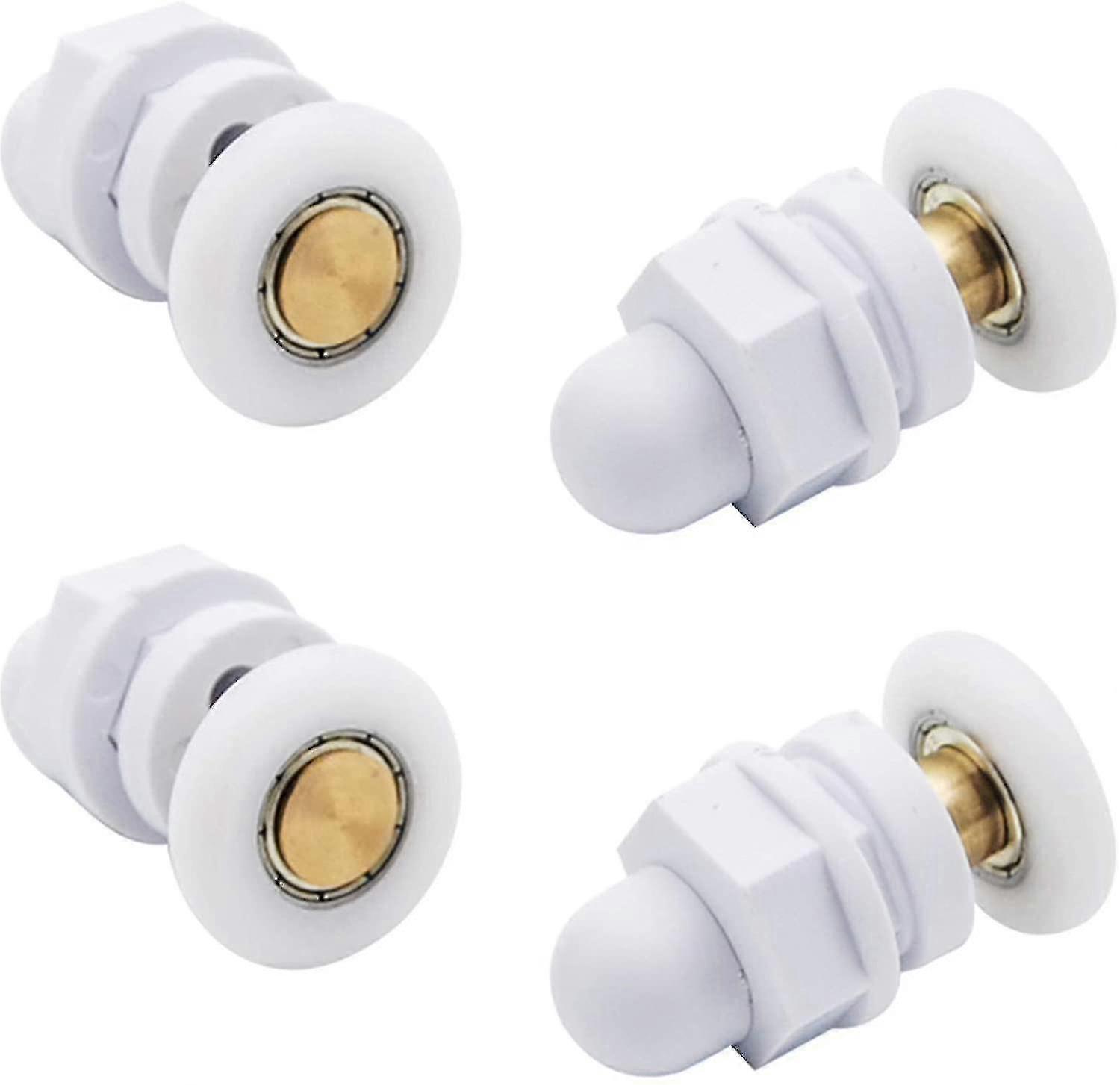 Shower Door Sliding Rollers, Durable, Waterproof And Rustproof (4-pack)