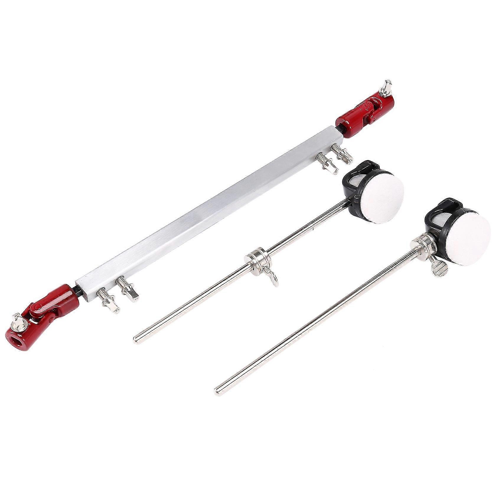 Double Drum Drive Shaft Connecting Drum Pedal Linkage With 2 Drum Hammers For Drum Set Accessories
