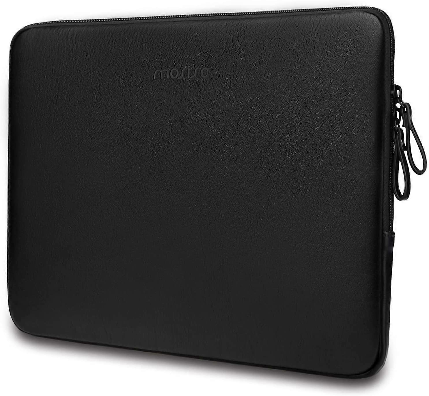 Capa para laptop Black16 compatível com MacBook Pro 16 polegadas 2021 2022 M1 Pro / M1 Max A2485 / 2019-2020 A2141 / Pro 15 A1398, notebook de 15-15,6 polegadas, PU Leath