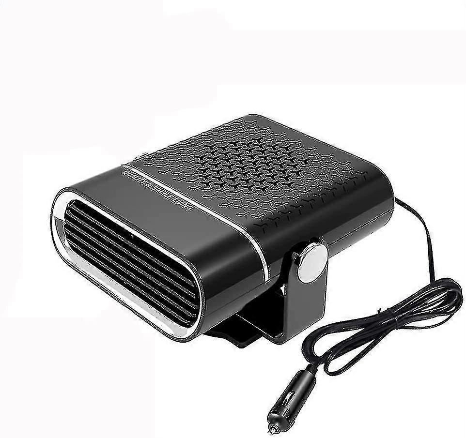 Heating 12v 120w Car Defroster 2 In 1 Portable Car Defroster Cigarette Lighter 360 Adjustable