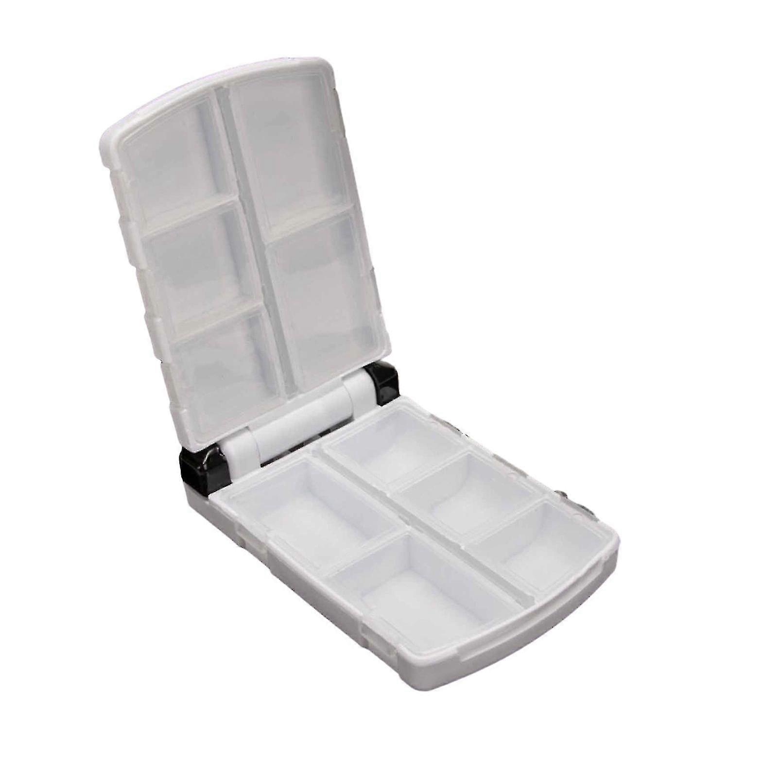 Fishing Tackle Box Large Capacity Multi-compartment Dustproof Compact Size Smooth Edge Item Storage Abs Hook Lure Bait Box Fishing Tool Container Fish