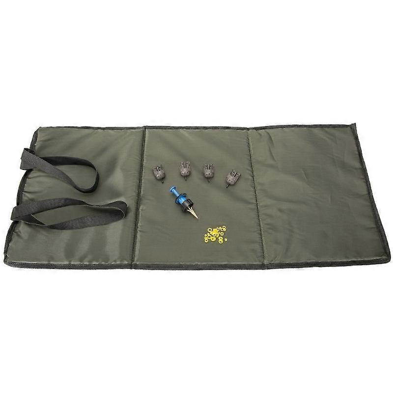 Fishing Unhooking Mat with Pellet Banders Feeders Tool for Fish Protective